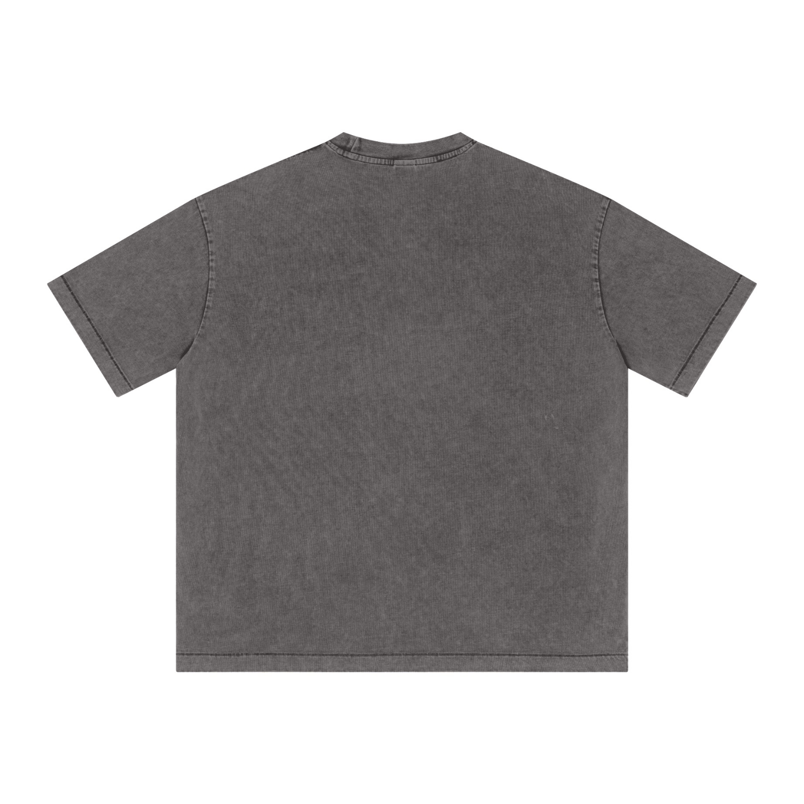 285GSM Vintage Snowflake Wash T-shirt Dark gray