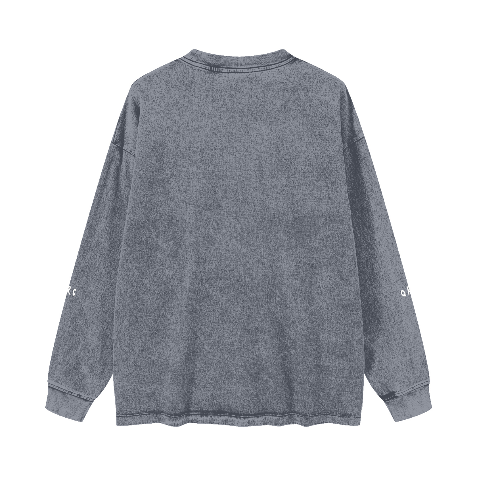 270GSM Women’s Versatile Vintage Long Sleeve Tee Light blue