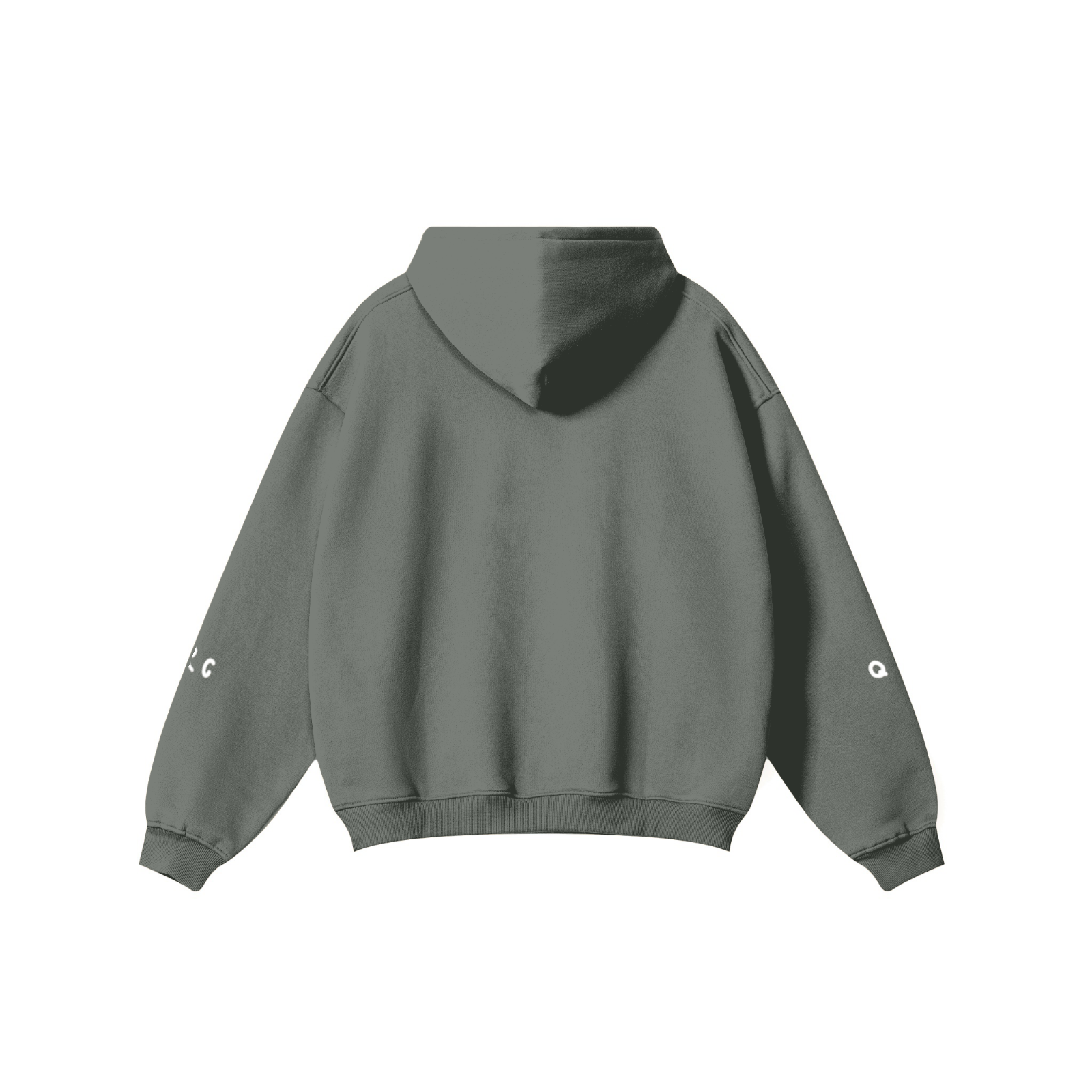 345GSM Solid Color Pullover Hoodie Gray